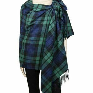 Blanket Oversized Tartan Long Cashmere Feel Scarf Wrap Shawl Pashmina